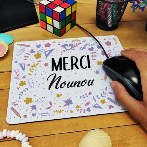 Tapis de souris "Merci Nounou"