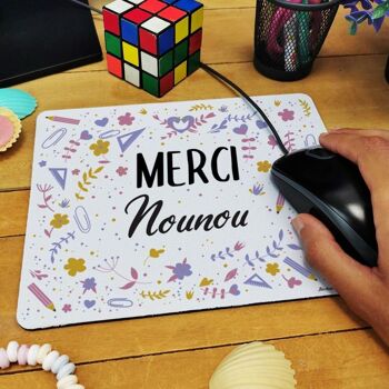 Tapis de souris "Merci Nounou" 1