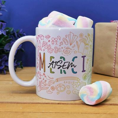 Tazza "Grazie Atsem" e i suoi marshmallow contorti x5