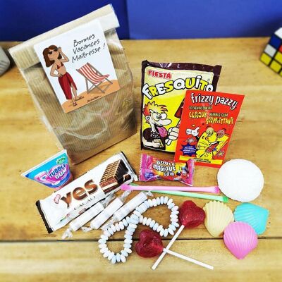 Bolsa de caramelos de los años 80 "Felices fiestas amante"