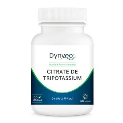 CITRATO DI TRIPOTASSIO - Purezza certificata ≥ 99% - 1000 mg / 60 capsule