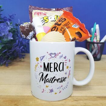 Mug bonbons des années 70 "Merci Maîtresse" 1