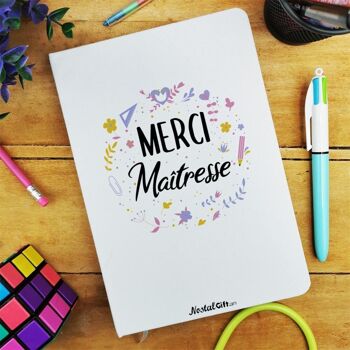 Carnet "Merci Maîtresse" 2