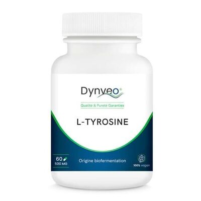 L-TYROSINE - Forme libre et naturelle - 500 mg / 60 gélules