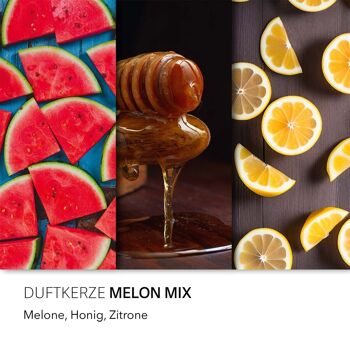 Bougie parfumée Haribo Melon Mix - 85g 2