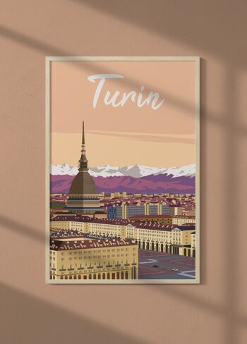 Affiche ville Turin 1