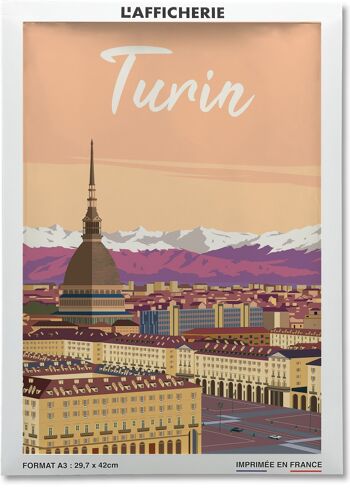 Affiche ville Turin 2