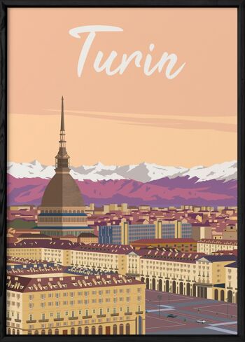 Affiche ville Turin 3