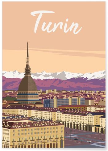 Affiche ville Turin 5