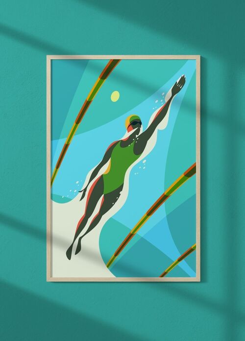 Affiche Natation