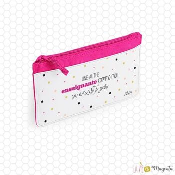 Trousse pour enseignante - cadeau maitresse fin d'année scolaire