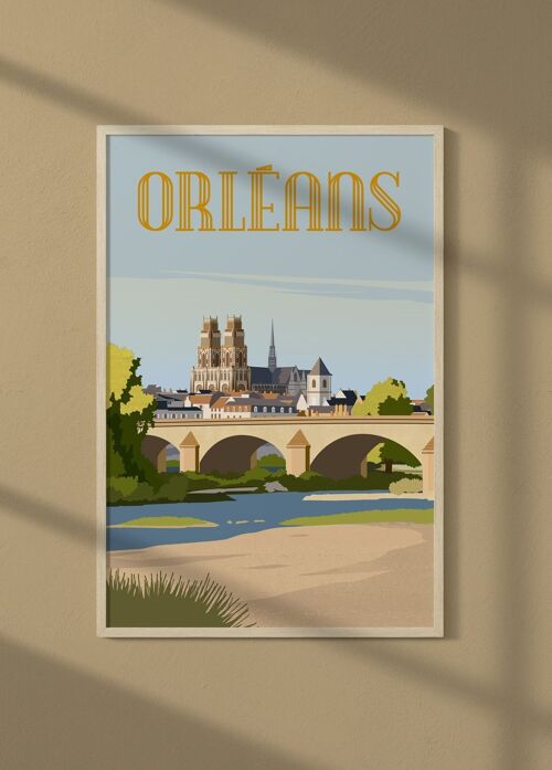 Affiche ville Orléans 4