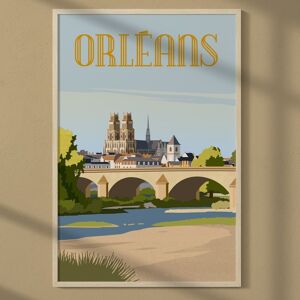 Affiche ville Orléans 4