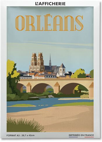 Affiche ville Orléans 4 2