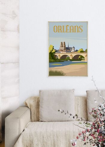 Affiche ville Orléans 4 4