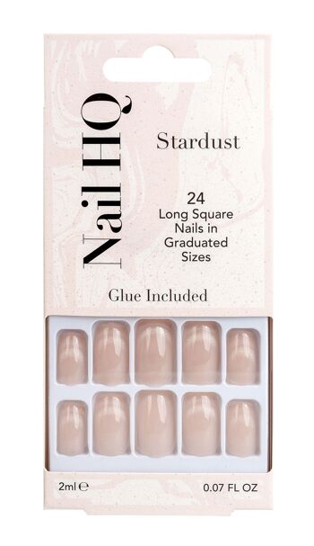 Clous carrés Stardust Nail HQ (24 pièces) 1