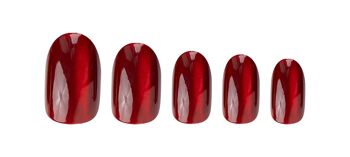 Nail HQ Oval Cherry Kiss Nails (24 pièces) 2