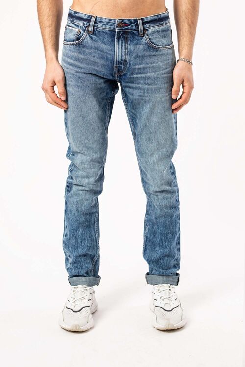 Klondike Slim Fit Selvedge Jeans In Light Wash