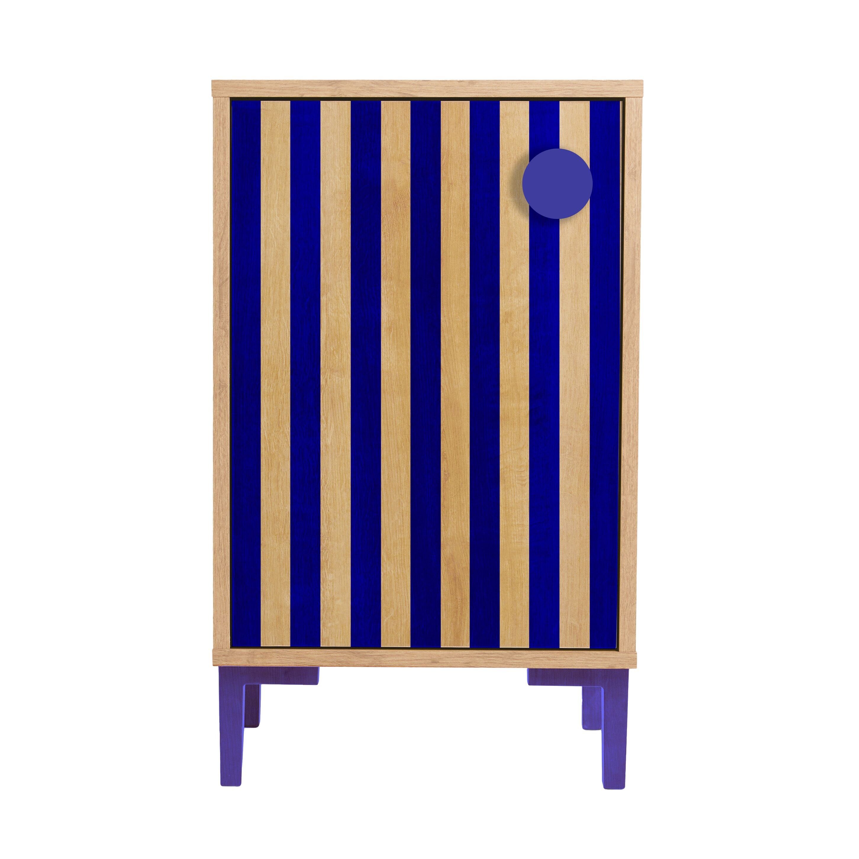 Tavolino da caffè per bambini William in quercia - Pruss Stripes