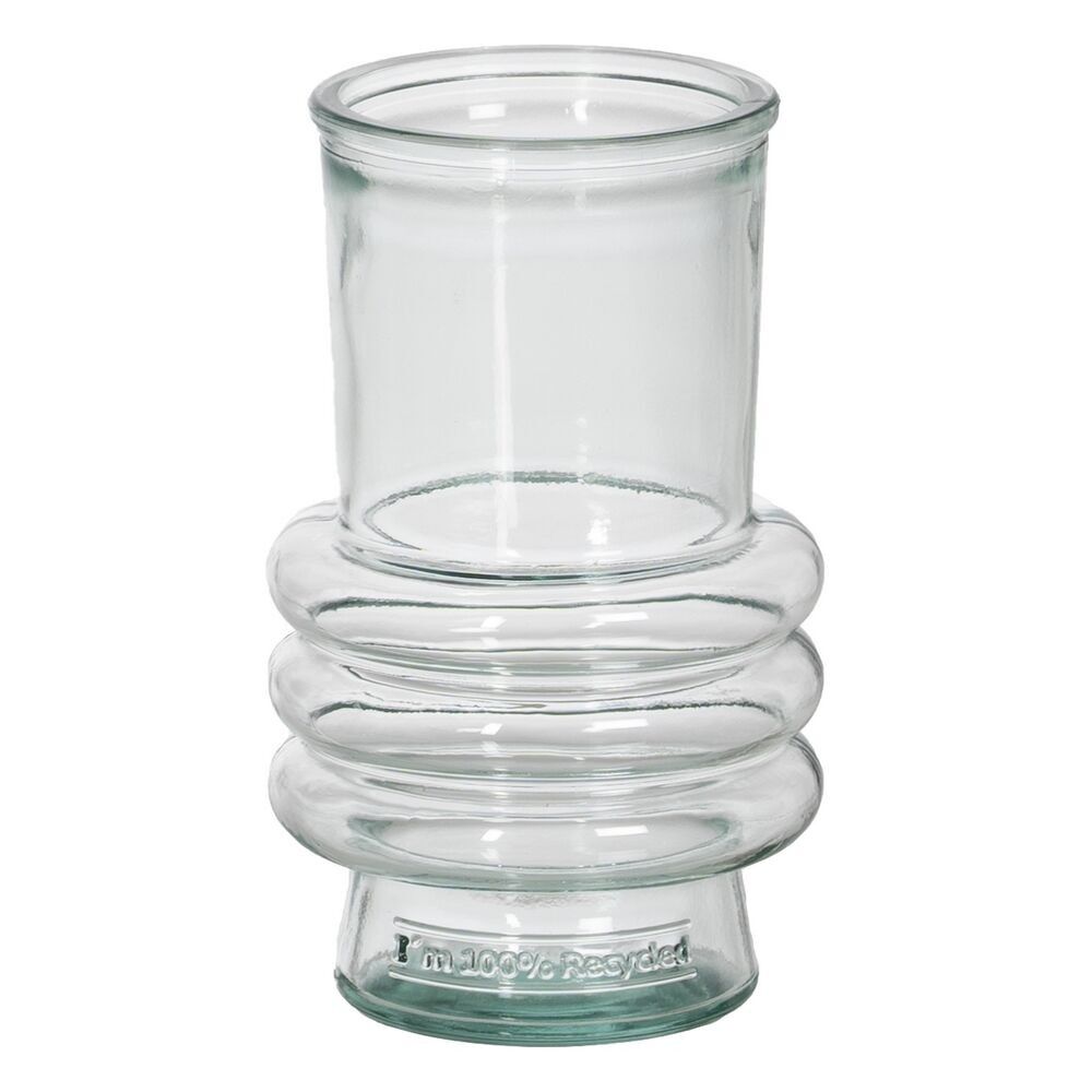 Zwickelvase aus recyceltem Glas