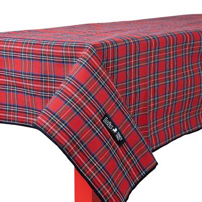 Cottage tablecloth 140x140 - Red