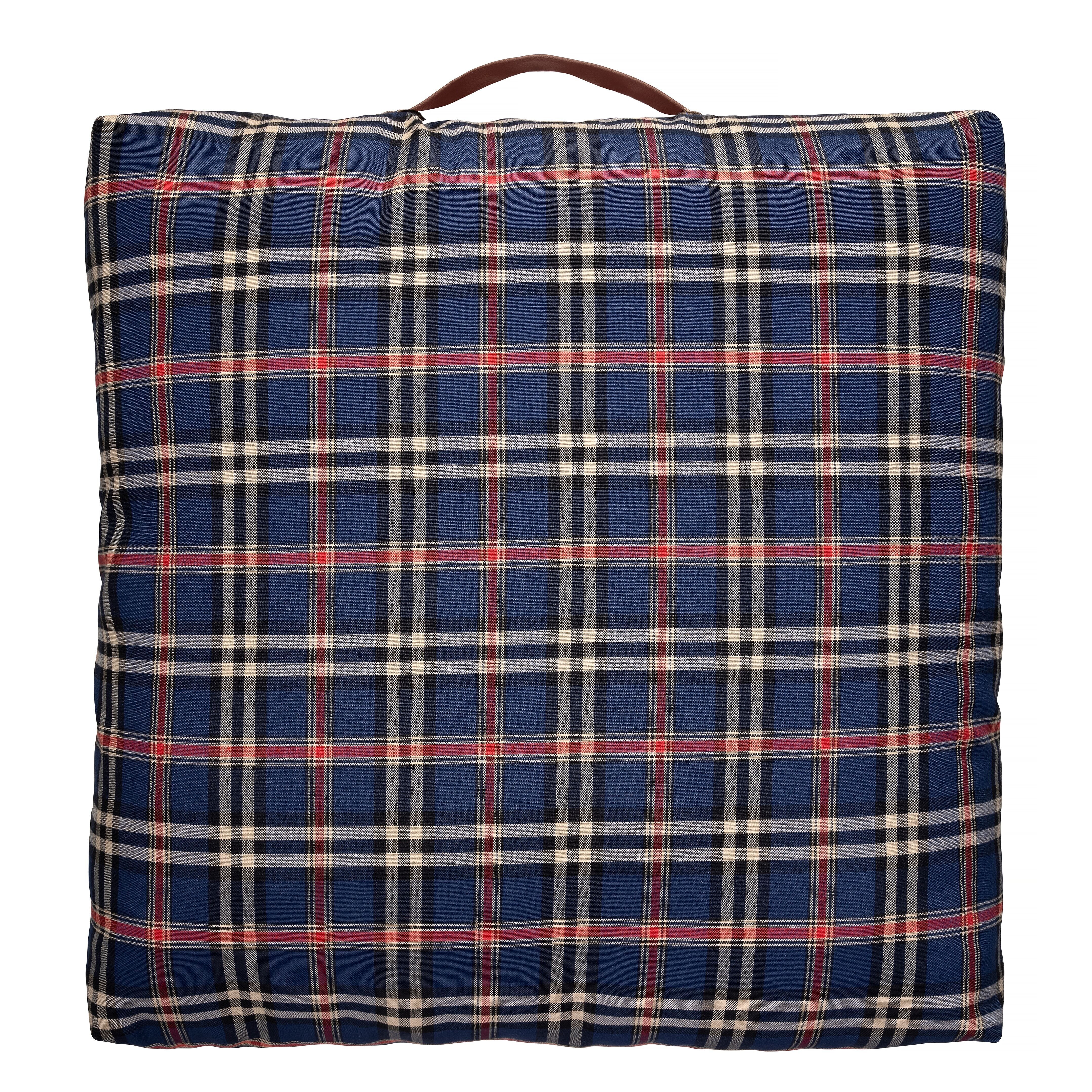 Tom Vichy Denim Floor Cushion - Blue