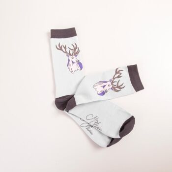 Chaussettes à motif cerf 6