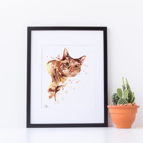 Cat Greeting Card