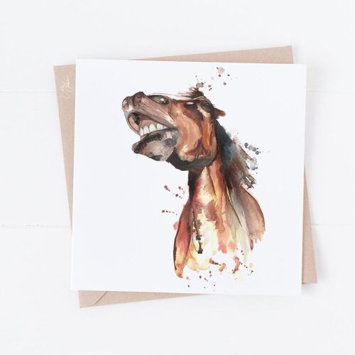 Horse Greeting Card