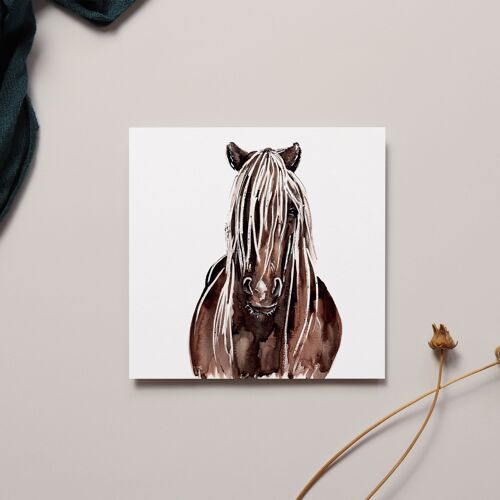 Horse Greeting Card