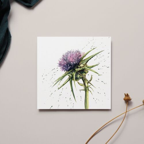 Thistle Greeting Card