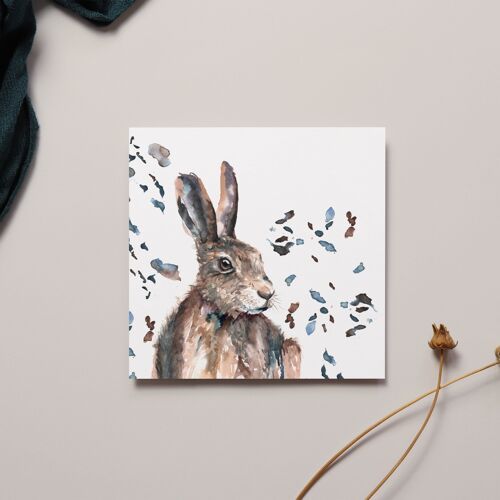 Hare Greeting Card