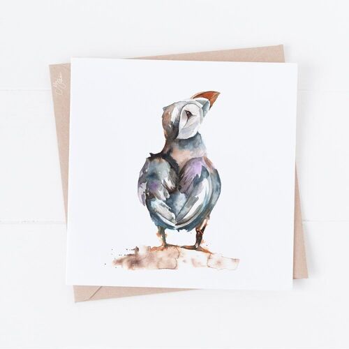 Puffin Greeting Card