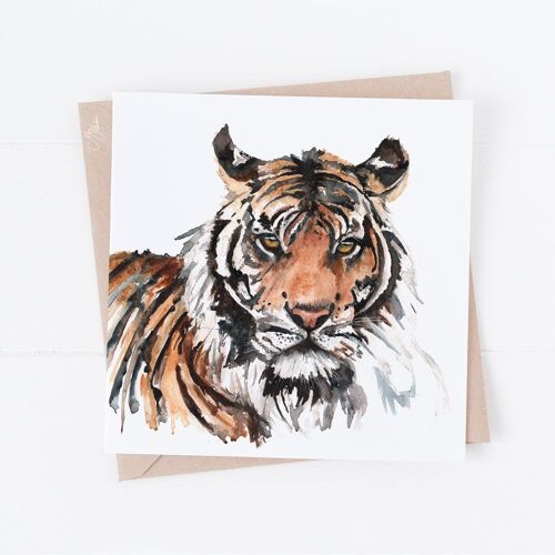 Tiger Greeting Card