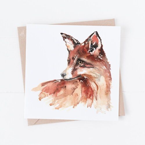 Fox Greeting Card