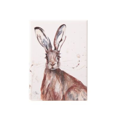 Hase Aquarell Design 'Die Wiese' Magnet