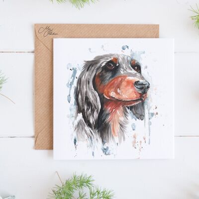 Dachshund Greeting Card