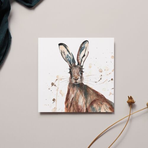 Hare Greeting Card