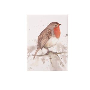 Aimant Conception aquarelle Robin