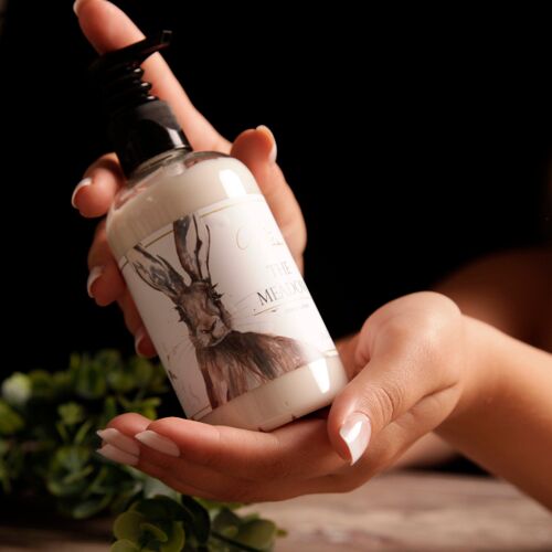 The Meadow Hand Lotion with Hare Design