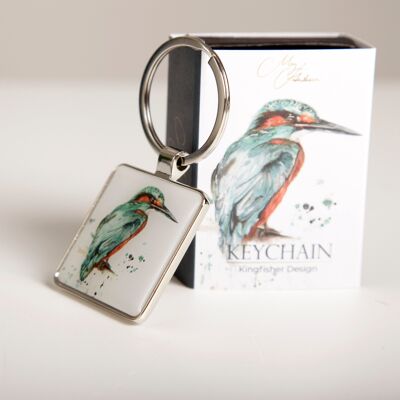 Porte-clés Kingfisher Design avec boîte-cadeau