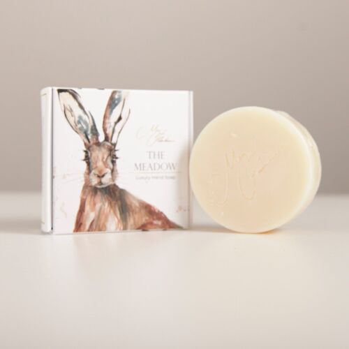 Hare Watercolour Design 'The Meadow' Hand Soap