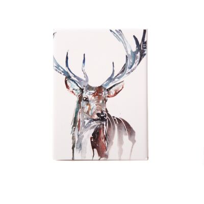 Hirsch-Aquarell-Design „The Highlands“ Magnet