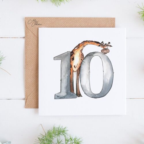 Giraffe, Ten Years Card