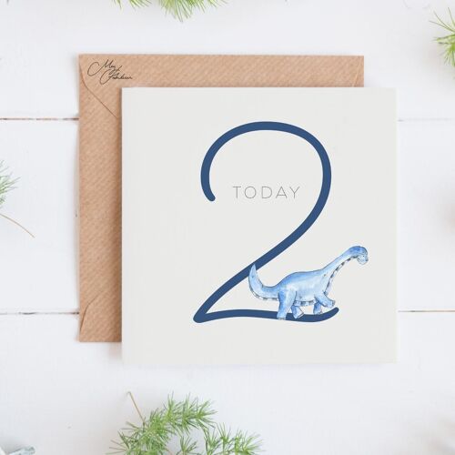 Dinosaur, Two Year Card