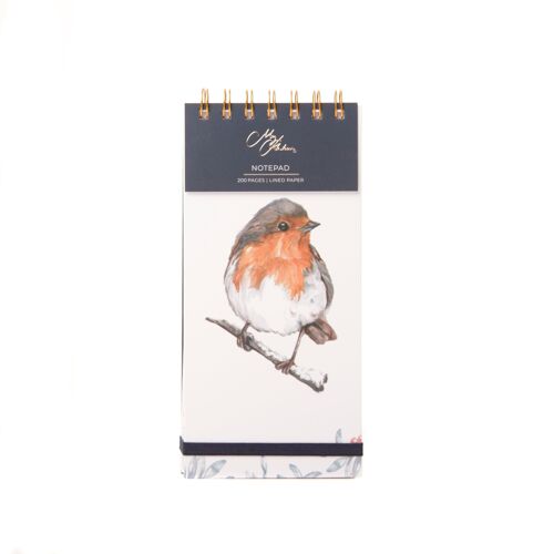 The Hearth' Robin Watercolour Design Notepad