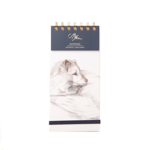 The Artic' Arctic Fox Watercolour Design Notepad