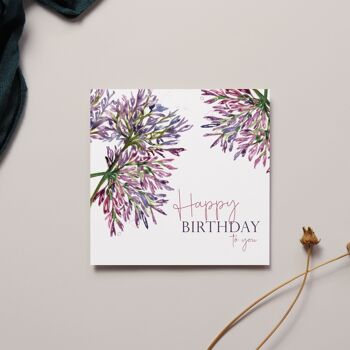 Carte de sentiment de joyeux anniversaire