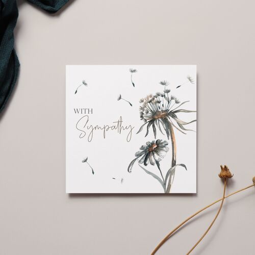 With Sympathy Greeting Card