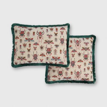 Coussin Jacquard 50x35 - Abeilles 2